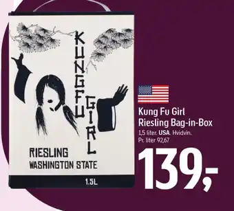 Føtex Kung Fu Girl Riesling Bag-in-Box tilbud