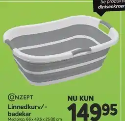 Din Isenkræmmer Linnedkurv/-badekar tilbud