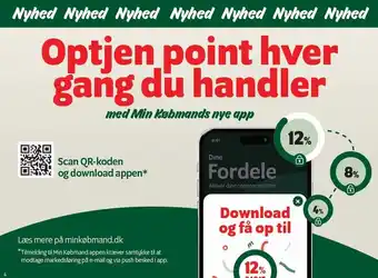 Min Købmand Optjen point hver gang du handler tilbud