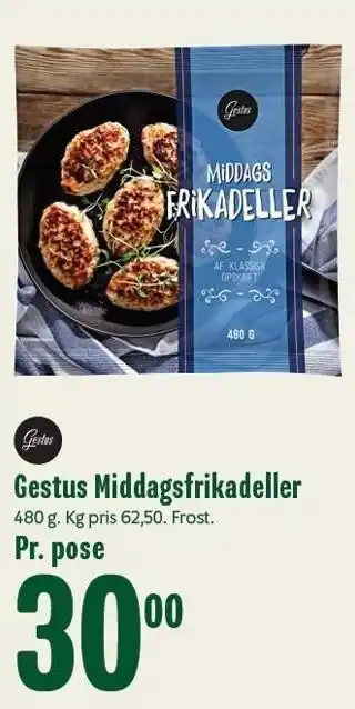 Min Købmand Gestus Middagsfrikadeller tilbud