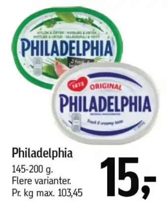 Føtex PHILADELPHIA tilbud