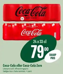 Min Købmand Coca-Cola eller Coca-Cola Zero tilbud