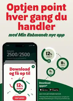 Min Købmand Optjen point hver gang du handler tilbud