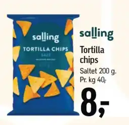 Føtex SALLING Tortilla chips tilbud