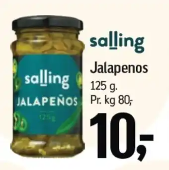 Føtex SALLING Jalapenos tilbud