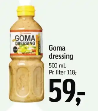 Føtex GOMA dressing tilbud