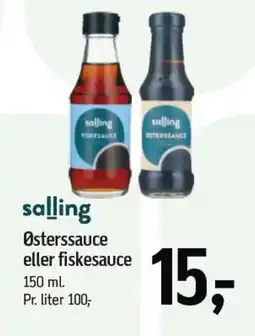 Føtex SALLING Østerssauce eller fiskesauce tilbud