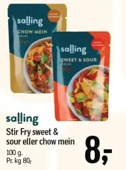 Føtex SALLING Stir Fry sweet & sour eller chow mein tilbud