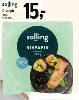 Føtex SALLING Rispapir tilbud