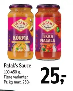 Føtex PATAK'S Sauce tilbud