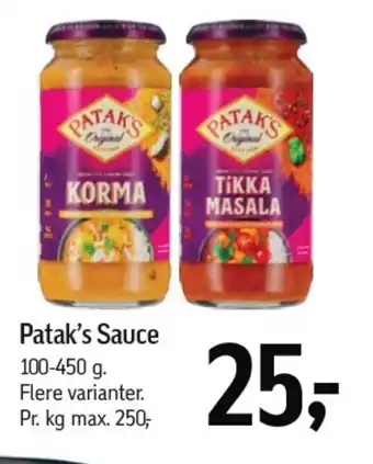 Føtex PATAK'S Sauce tilbud