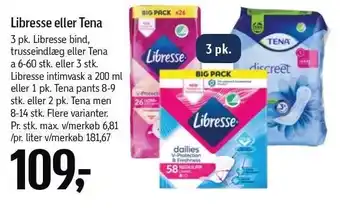 Føtex Libresse eller Tena tilbud