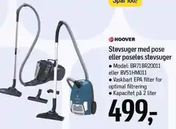 Føtex HOOVER Støvsuger med pose eller poseløs støvsuger tilbud