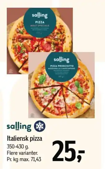 Føtex SALLING Italiensk pizza tilbud