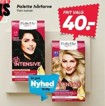 Bilka Palette hårfarve tilbud