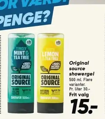 Bilka Original source showergel tilbud