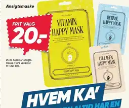 Bilka Ansigtsmaske tilbud