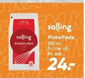 Bilka Salling Piskefløde tilbud