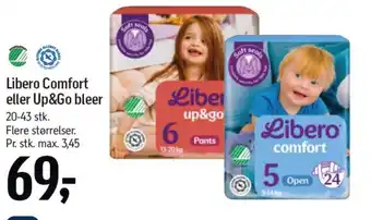 Føtex LIBERO Comfort eller Up&Go bleer tilbud