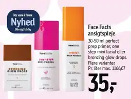 Føtex FACE FACTS ansigtspleje tilbud