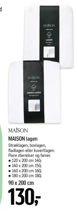 Føtex MAISON lagen tilbud