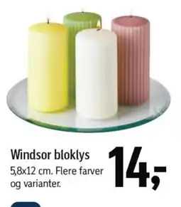 Føtex Windsor bloklys tilbud