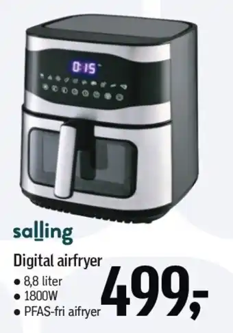 Føtex SALLING Digital airfryer tilbud