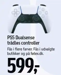 Føtex PS5 Dualsense trådløs controller tilbud