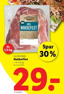 Lidl VILSTRUPGÅRD Nakkefilet tilbud