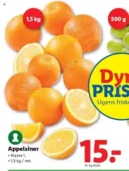 Lidl Appelsiner tilbud