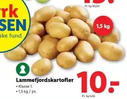 Lidl Lammefjordskartofler tilbud