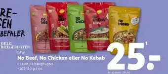 Lidl No Beef, No Chicken eller No Kebab tilbud