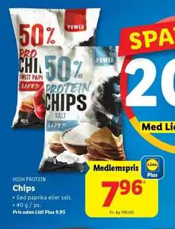 Lidl HIGH PROTEIN Chips tilbud