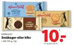 Lidl KAREN VOLF Småkager eller kiks tilbud