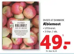 Lidl EN BID AF DANMARK Æblemost tilbud