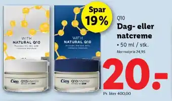 Lidl Q10 Dag- eller natcreme tilbud