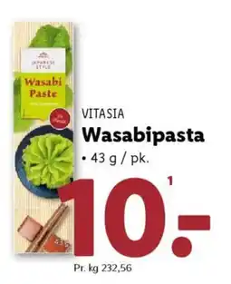 Lidl VITASIA Wasabipasta tilbud