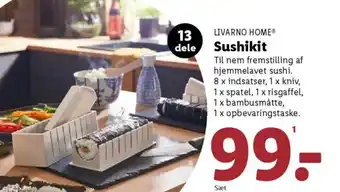 Lidl LIVARNO HOME Sushikit tilbud