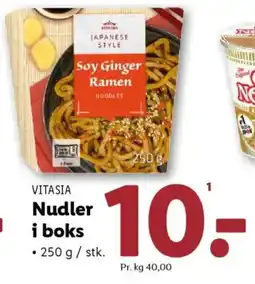 Lidl VITASIA Nudler i boks tilbud