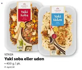 Lidl VITASIA Yaki soba eller udon tilbud