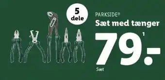 Lidl PARKSIDE Sæt med tænger tilbud