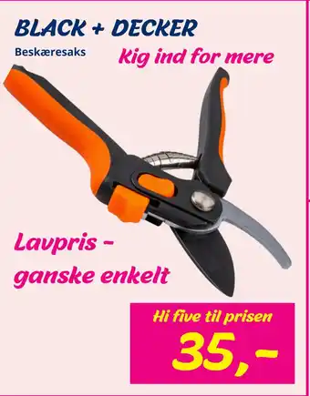 Hi five BLACK + DECKER tilbud