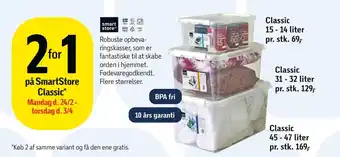 Føtex 2 for 1 på SmartStore Classic tilbud