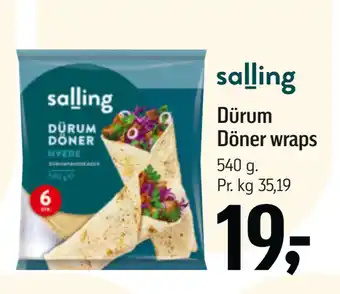 Føtex Dürum Döner wraps tilbud