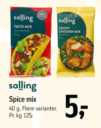 Føtex Spice mix tilbud