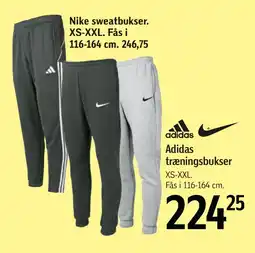 Føtex Nike sweatbukser tilbud