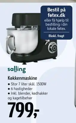 Føtex Køkkenmaskine tilbud