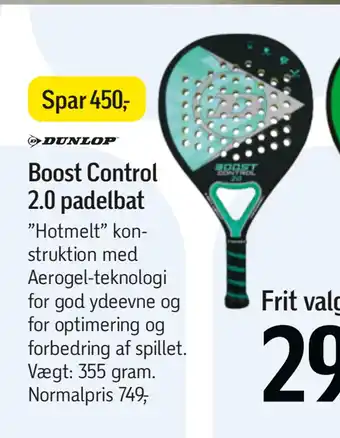 Føtex Boost Control 2.0 padelbat tilbud