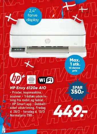 Bilka HP Envy 6120e AIO tilbud