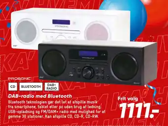 Bilka DAB-radio med Bluetooth tilbud